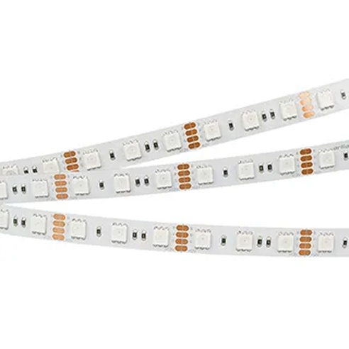 Лента светодиодная NORMALED-B60-10mm 12V RGB (13 W/m, IP20, 5060, 5m) (Arlight, Открытый)