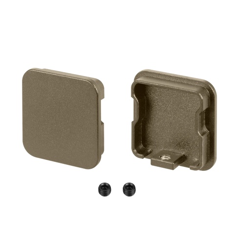 Заглушка LINE-D-3030 SQUARE OLIVE GREY (Arlight, Металл)