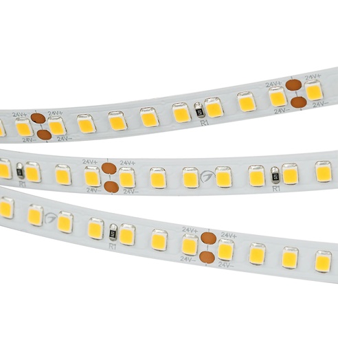 Лента светодиодная RT 2-5000 24V Warm3500 2x (2835, 160 LED/m, LUX) (Arlight, 12 Вт/м, IP20)