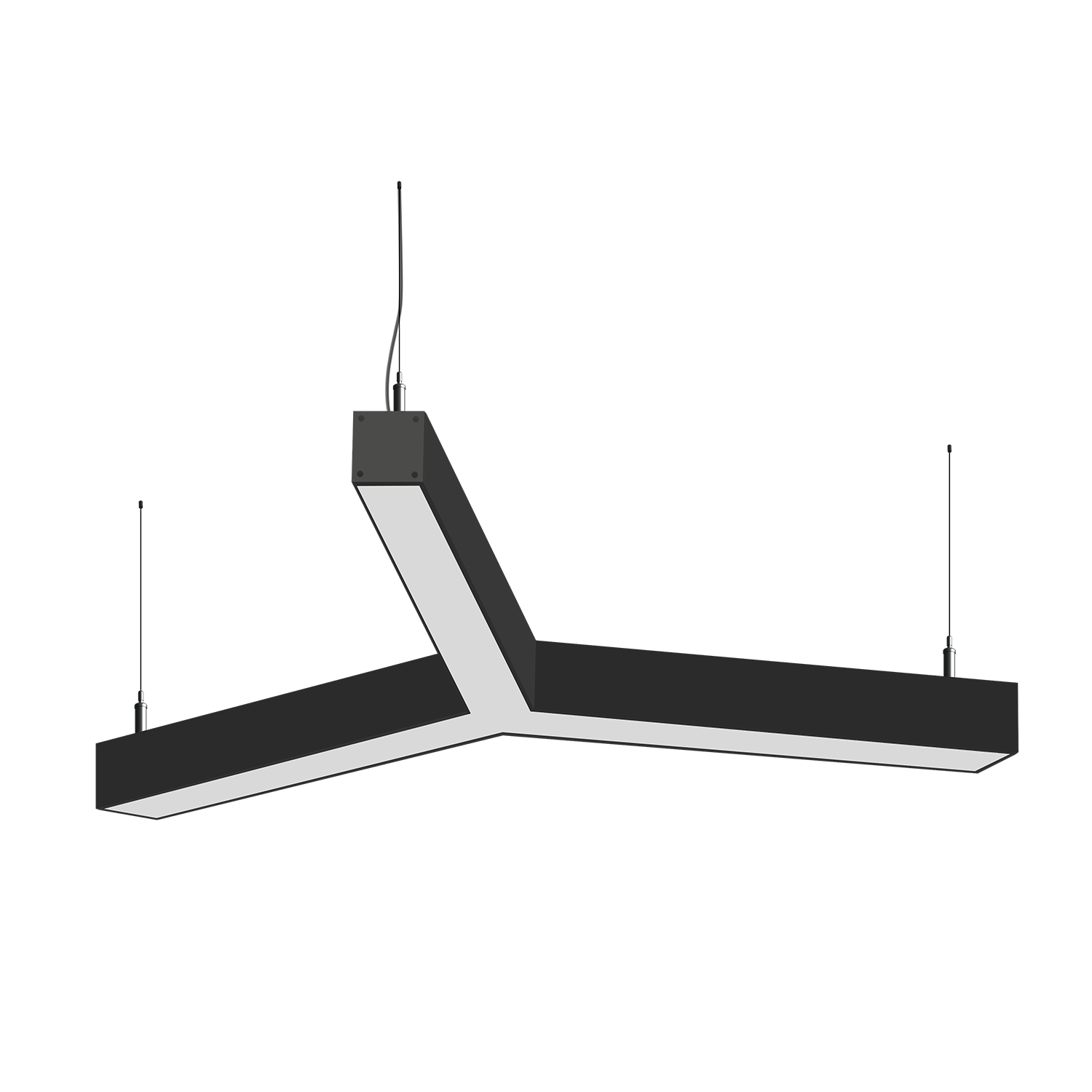 Cветодиодный фигурный светильник MS-TRINITY Y-образный 3x750mm 80W 3000/4000/6000К