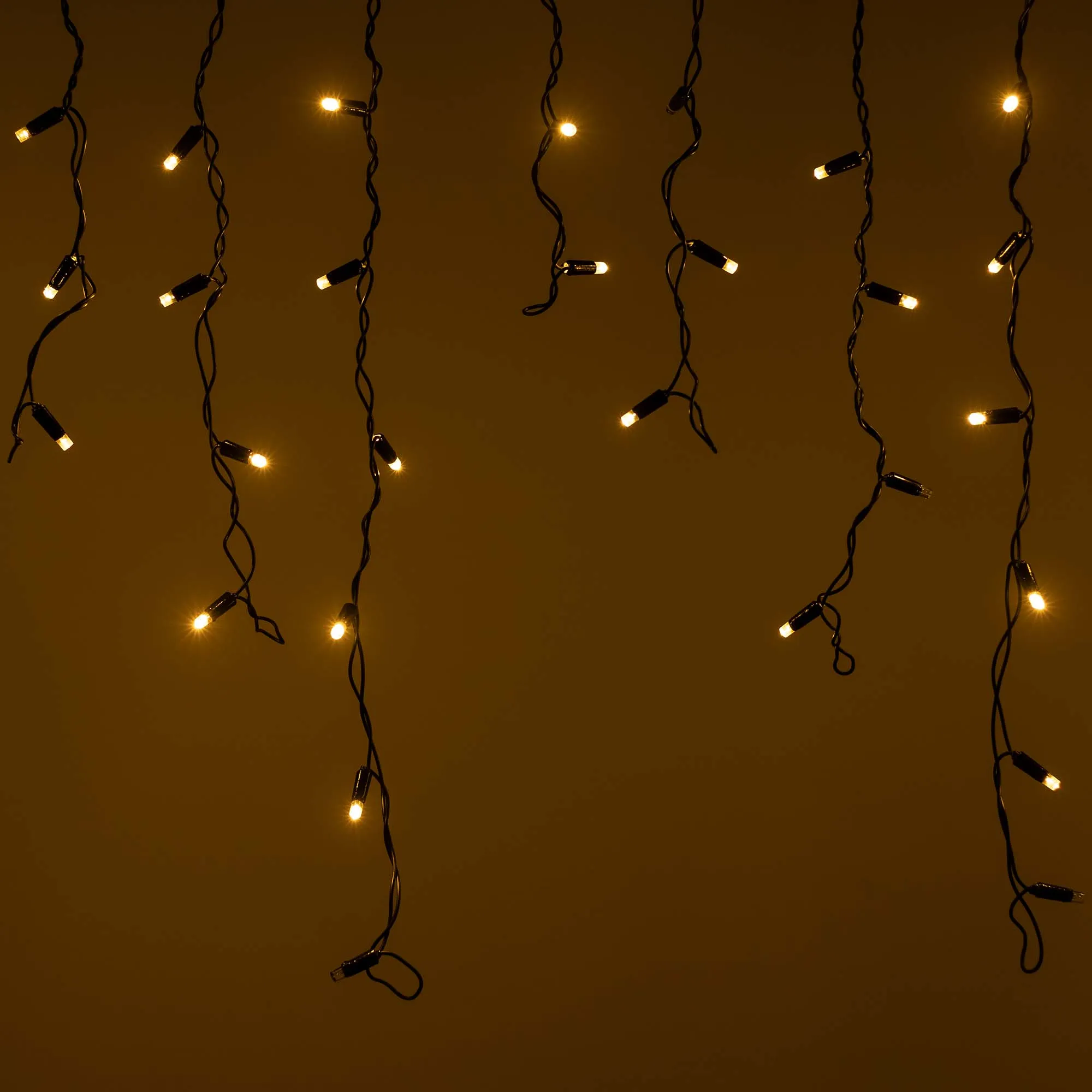 Светодиодная гирлянда ARD-EDGE-CLASSIC-2400x600-BLACK-88LED-FLASH Warm/Warm (230V, 6W) (Ardecoled, IP65) - изображение товара