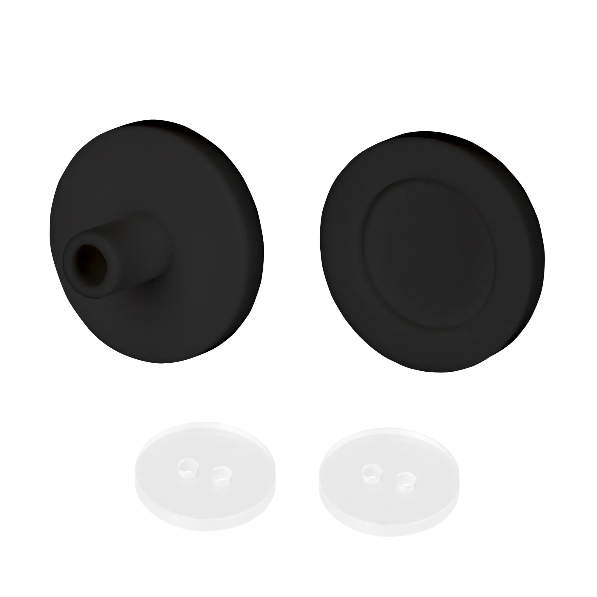 Заглушка ARL-MOONLIGHT-ROUND-25-CAP-SIDE-SET-BLACK (Arlight, Силикон) - изображение товара