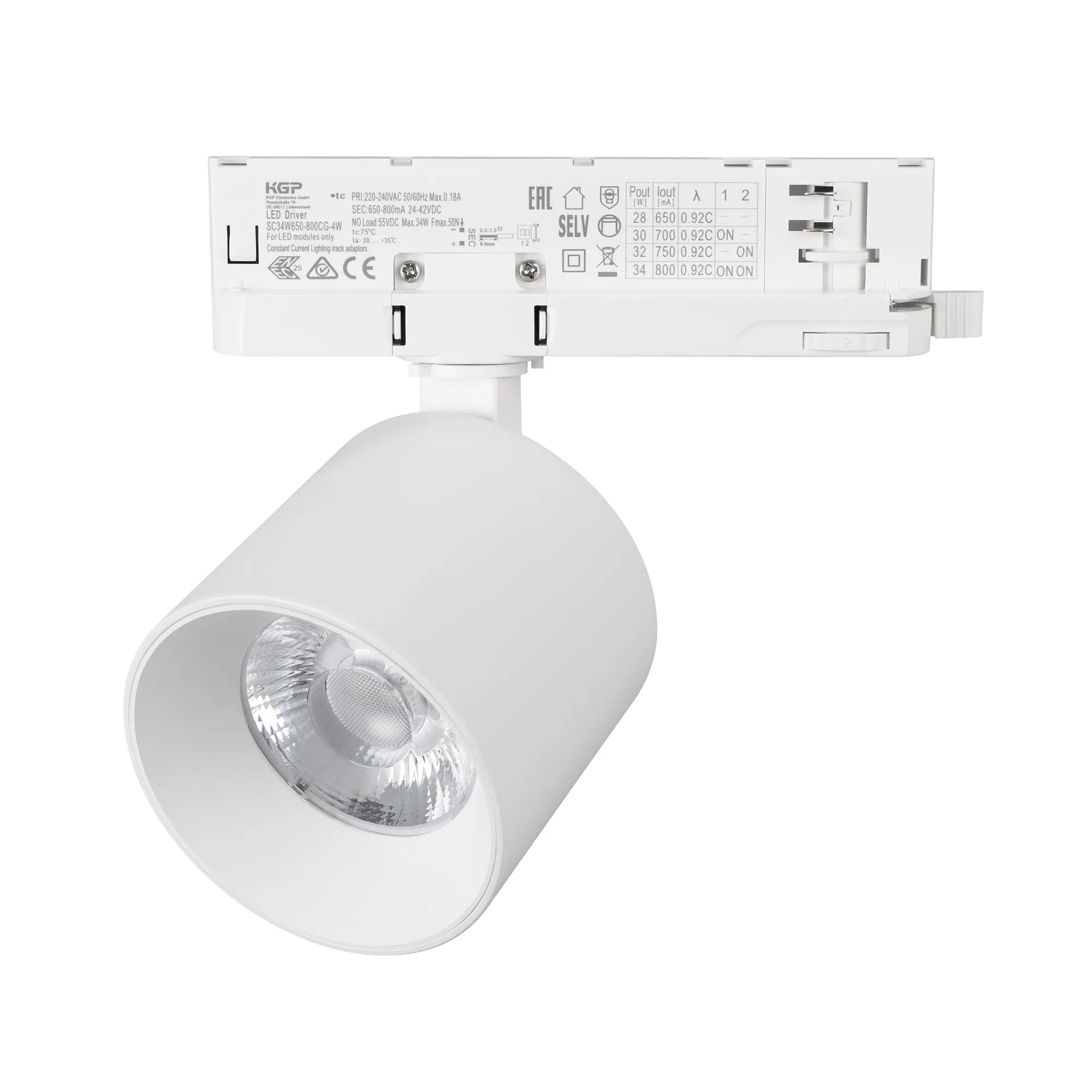 Светильник LGD-DYKE-4TR-R90-26W Day4000 (WH, 20 deg, 230V, TRIAC) (Arlight, IP20 Металл, 5 лет)