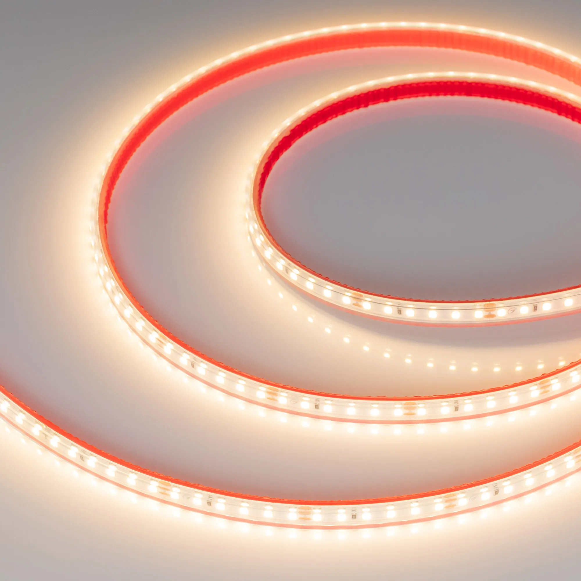 Лента светодиодная герметичная RTW-PS-A120-10mm 24V Warm3000 (9.6 W/m, IP67, 2835, 5m) (Arlight, 9.6 Вт/м, IP67) - изображение товара