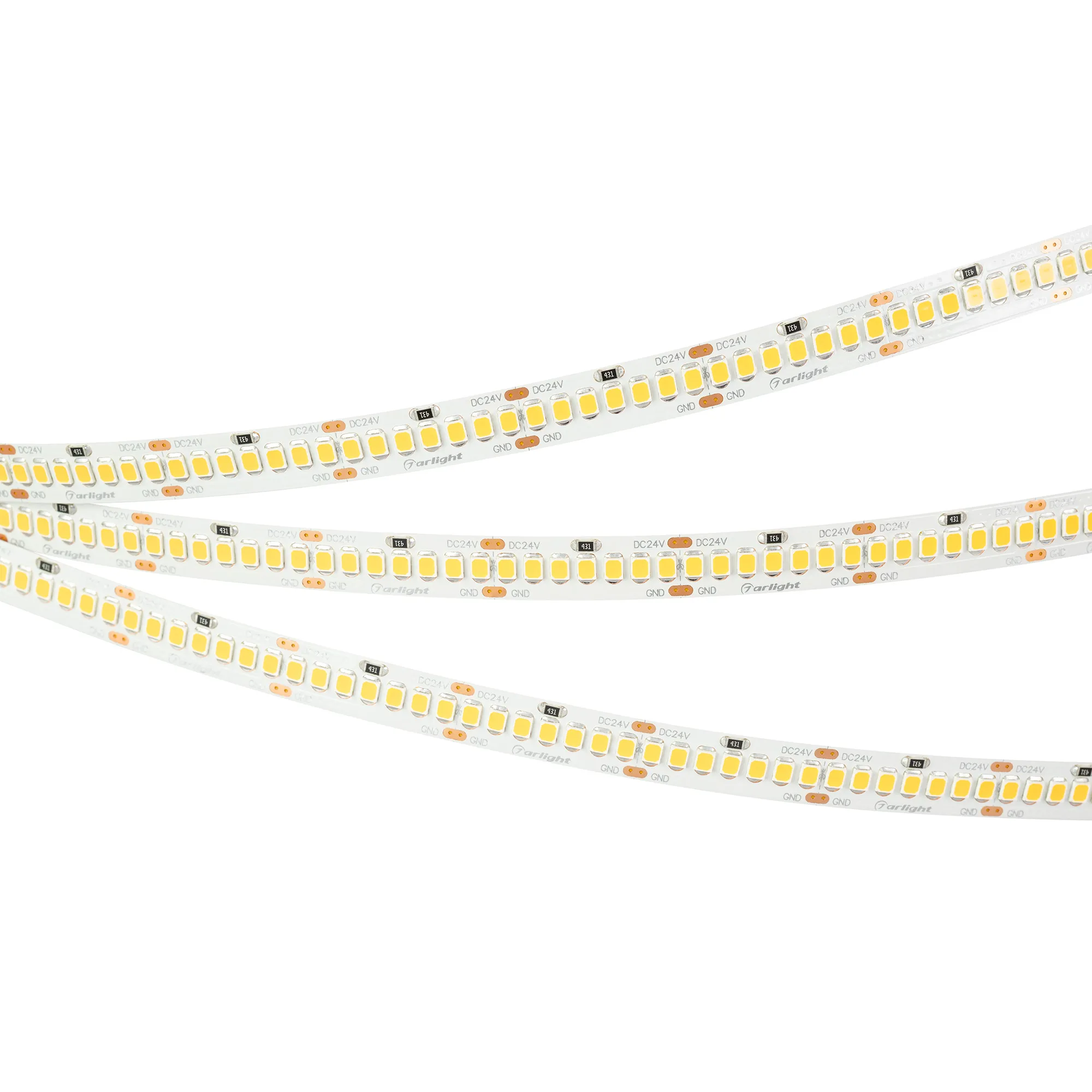 Лента светодиодная RT-A252-10mm 24V Warm2700 (11 W/m, IP20, 2835, 5m) (Arlight, Открытый) - изображение товара