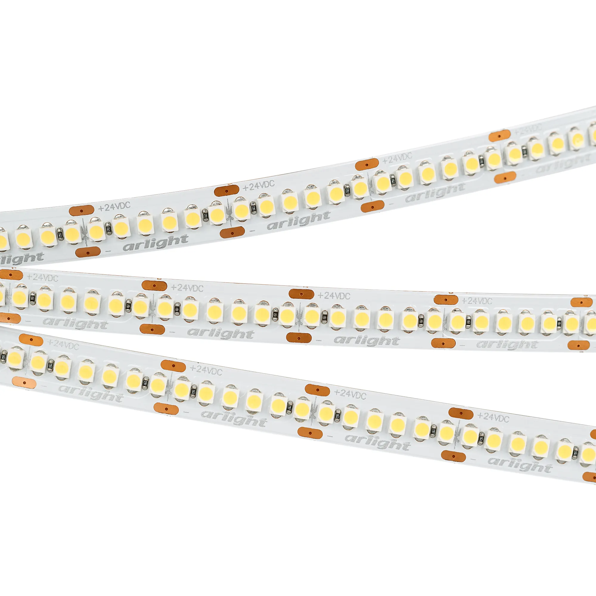 Лента светодиодная RT 6-3528-240 24V Warm2700 4х (1200 LED) (Arlight, 19.2 Вт/м, IP20)