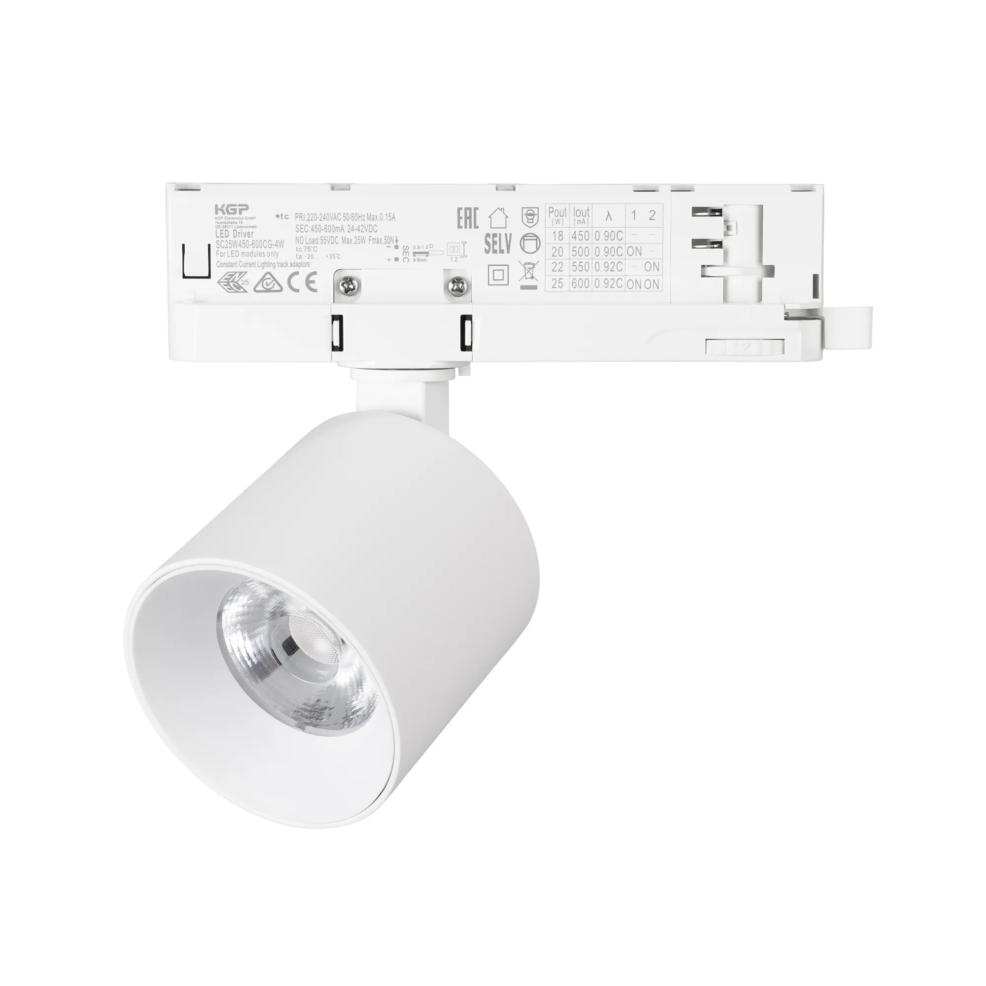 Светильник LGD-DYKE-4TR-R75-16W Warm3000 (WH, 50 deg, 230V) (Arlight, IP20 Металл, 5 лет)