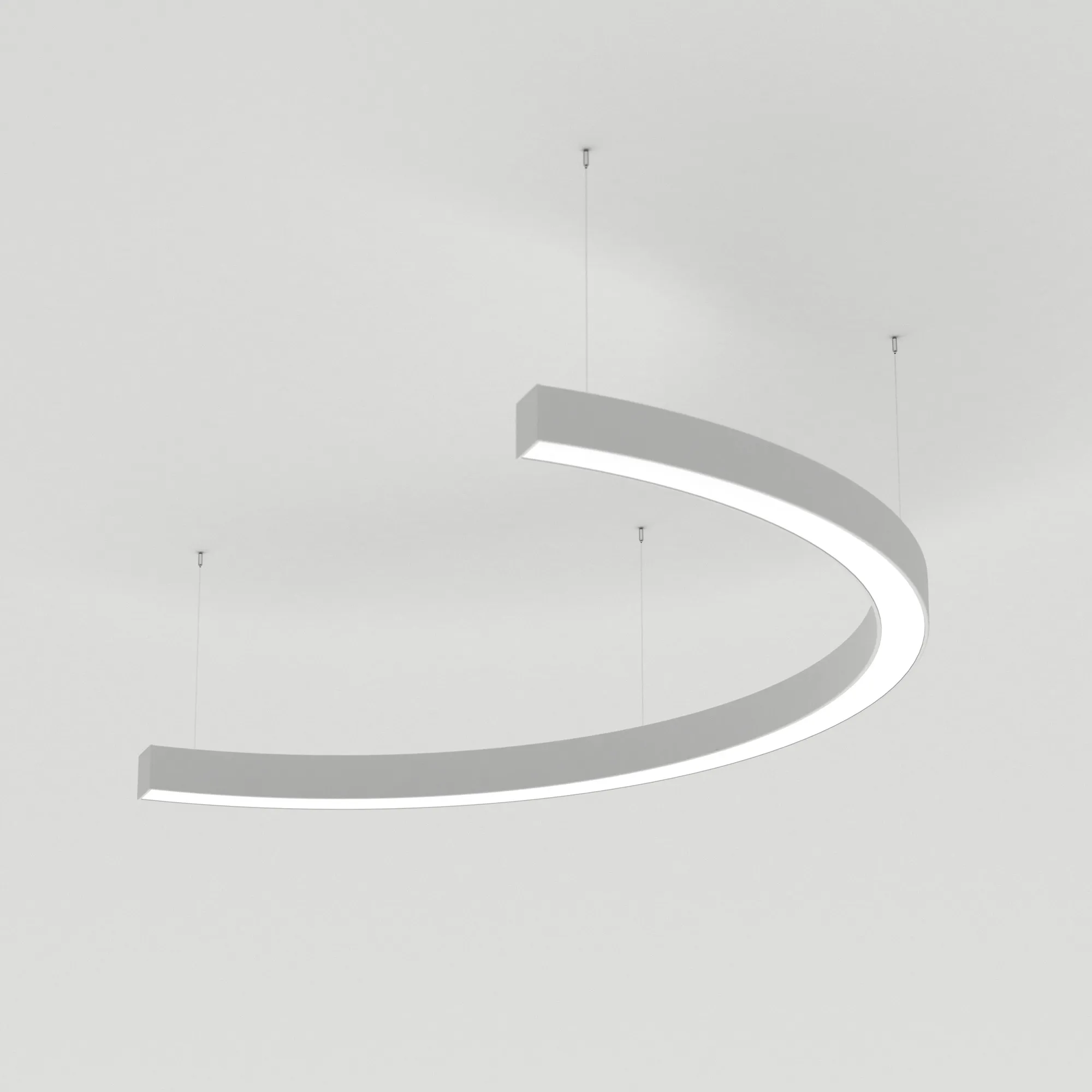 Светильник SP-LINE-HANG-ARC-C3535-D800-28W Day4000 (WHITE, 230V) (Arlight, Металл)