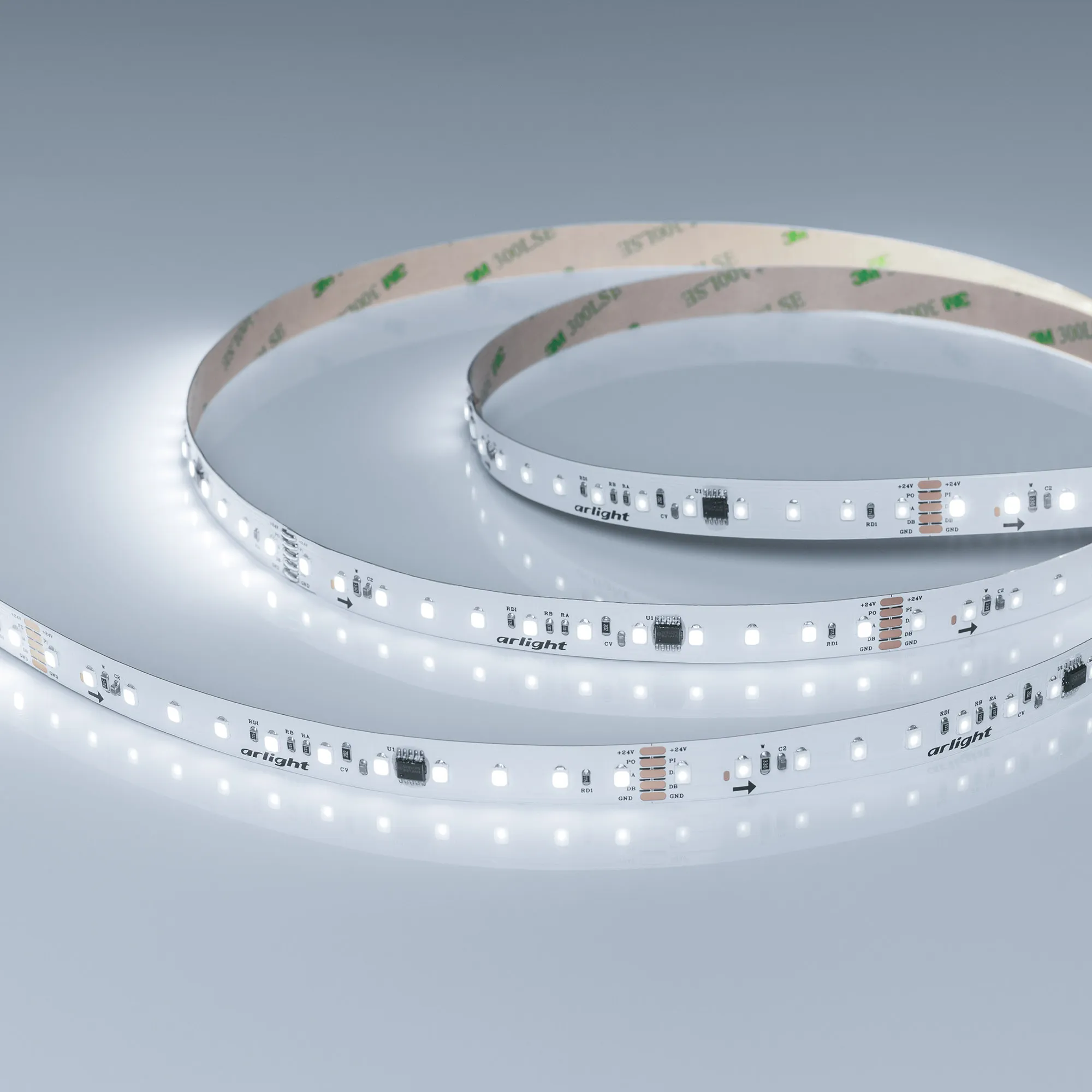 Лента DMX-A96-12mm 24V White6000-PX12 (14 W/m, IP20, 5m) (Arlight, -) - изображение товара
