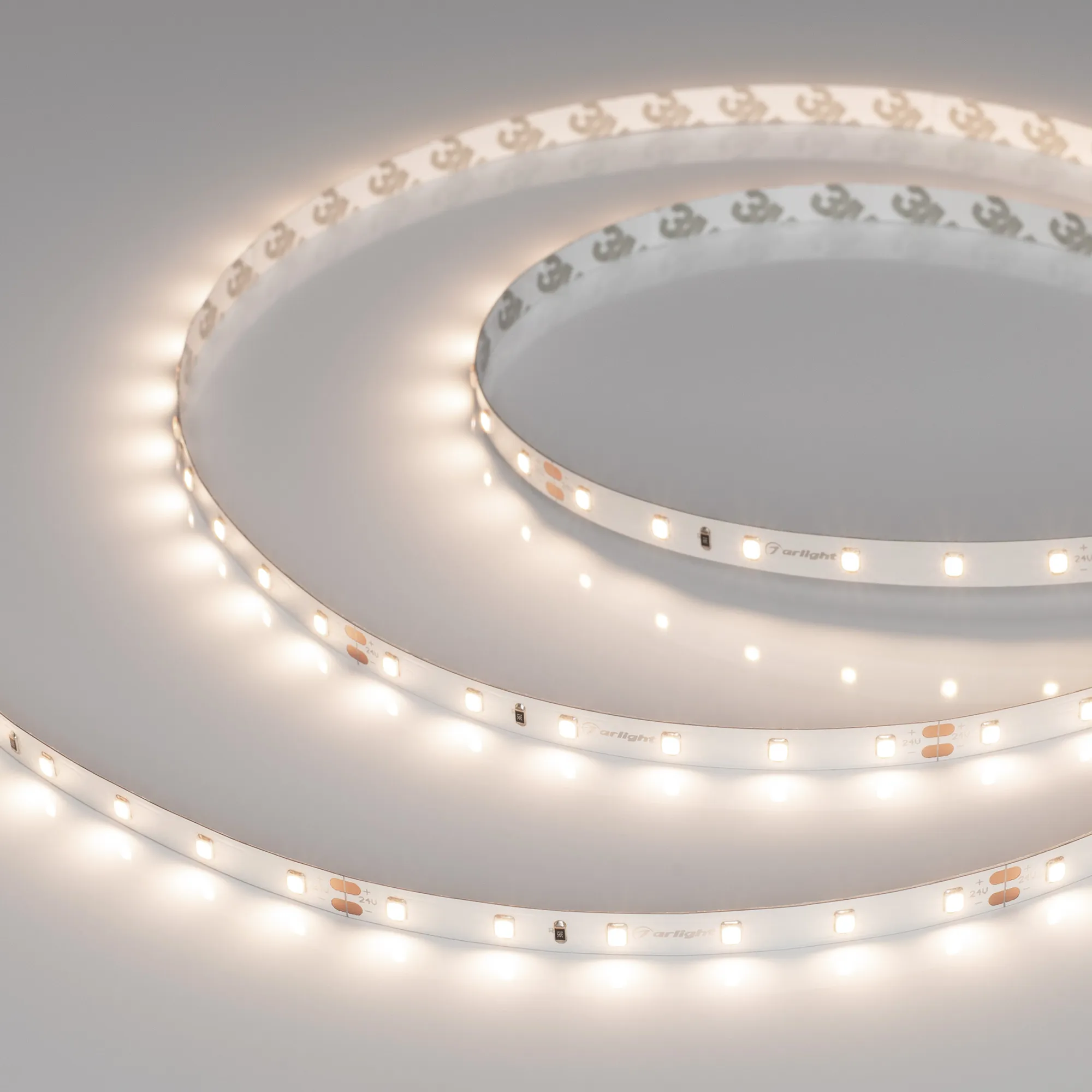 Лента светодиодная UL-A60-8mm 24V Warm3500 (7.2 W/m, IP20, 5m) (Arlight, 7 лет) - изображение товара