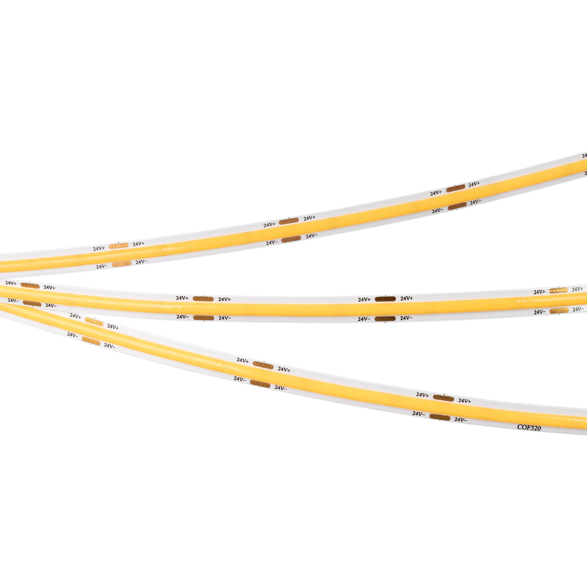 Лента светодиодная COB-X320-8mm 24V Warm3500 (8 W/m, IP20, 5m) (Arlight, -) - изображение товара