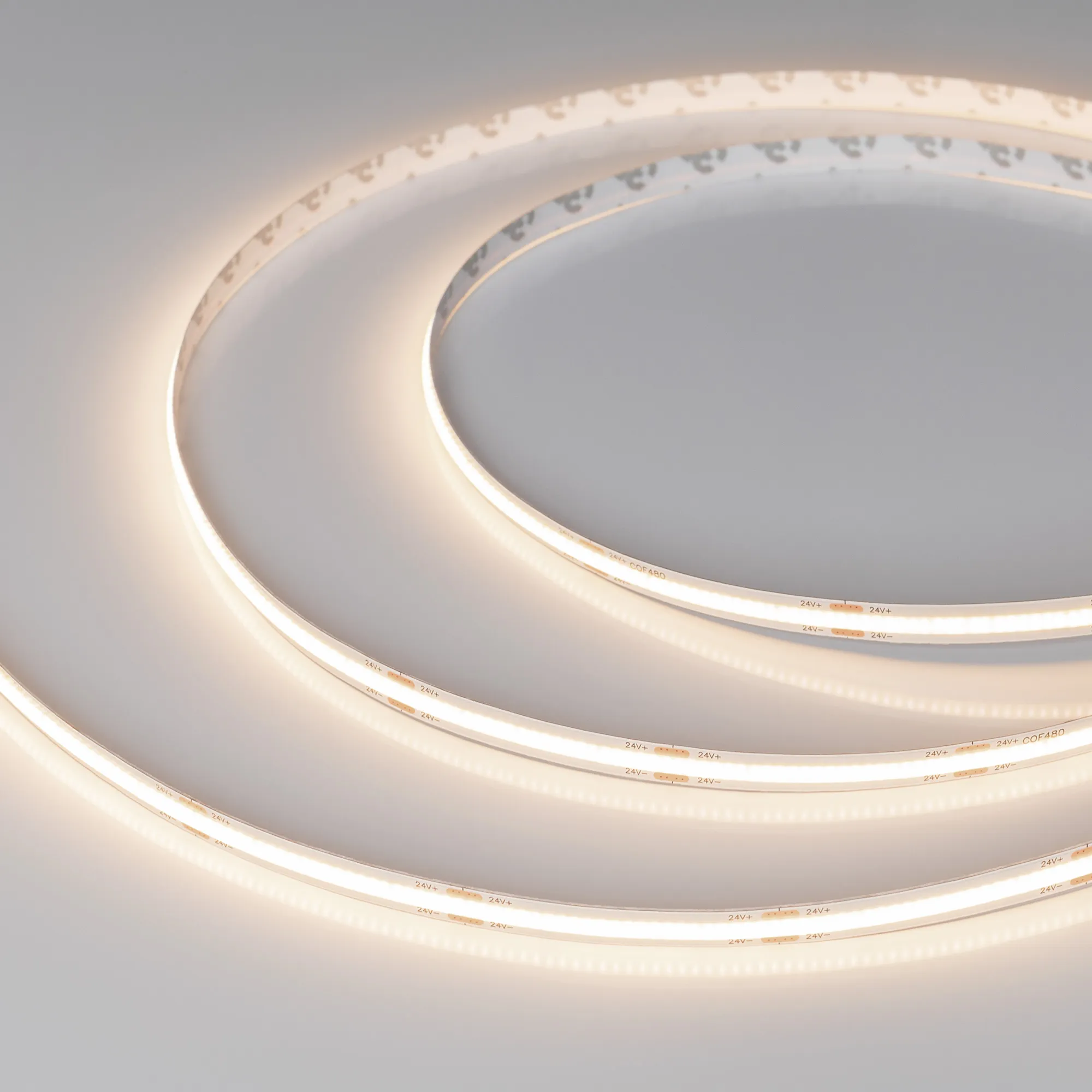 Лента светодиодная COB-X480-8mm 24V Warm3500 (10 W/m, IP20, 20m PRO REEL) (Arlight, -) - изображение товара